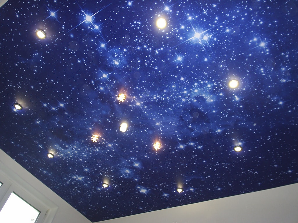 Потолок звездное небо от производителя KIGER GROUP. Ремонт и отделка квартир под ключ.