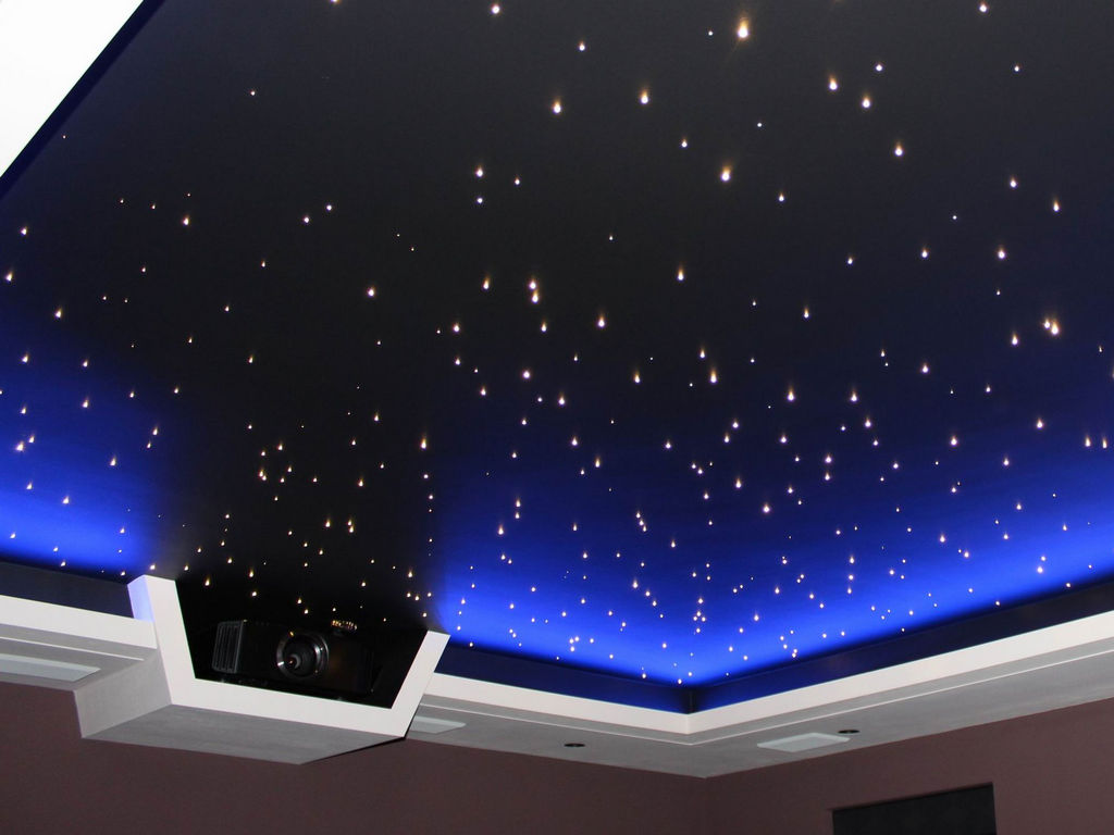 Натяжные потолки звездное небо от производителя KIGER GROUP. Ремонт и отделка квартир под ключ.